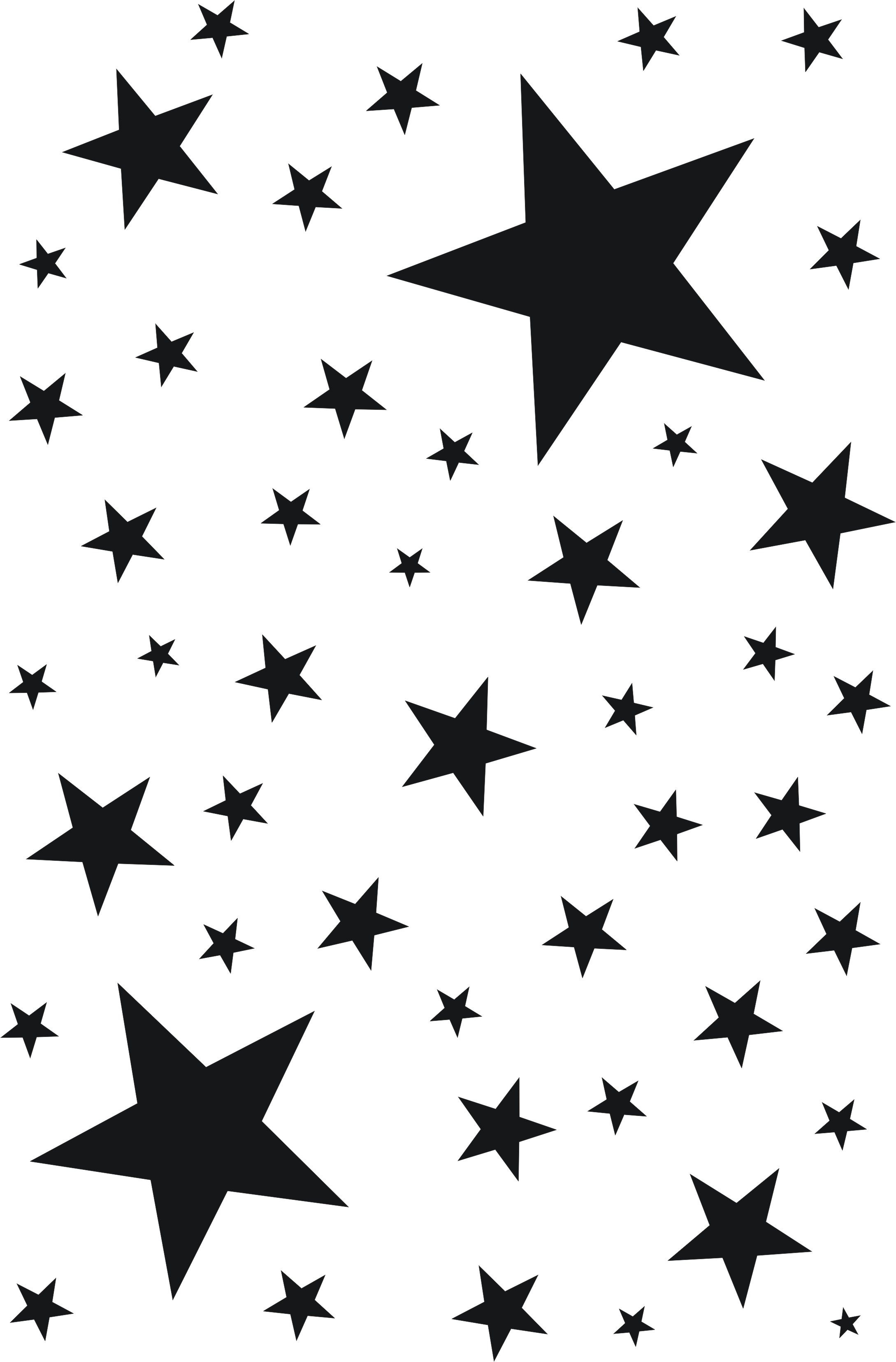 Stencil Schablone Sternenhimmel: Stencil Schablone